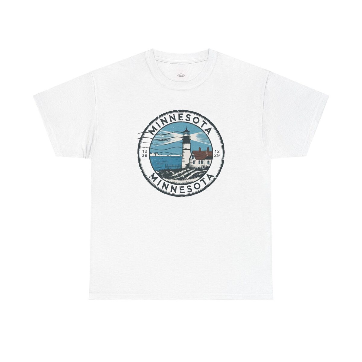 Minnesota Lighthouse Tee Vintage Style Tee Travel Lover Gift Nautical Shirt